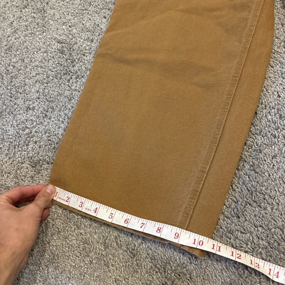Carhartt B11 Carpenter Pants Duck Dungaree Loose Fit Pants Brown Tan 44x30